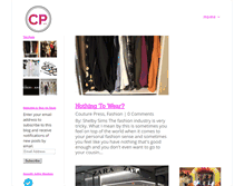 Tablet Screenshot of couturepress.com